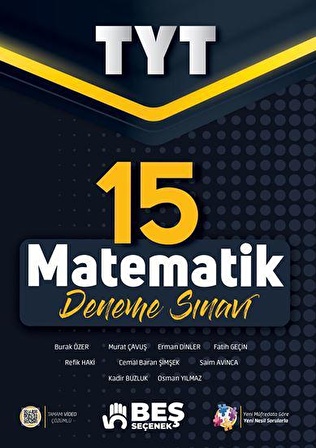 BEŞ SEÇENEK TYT 15 MATEMATİK DENEME