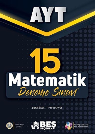 AYT 15 Matematik Deneme Sınavı Beş Seçenek Yayınları