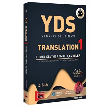Yargı Yayınları YDS Yabancı Dil Sınavı Translation 1 Temel Seviye Renkli Çeviriler