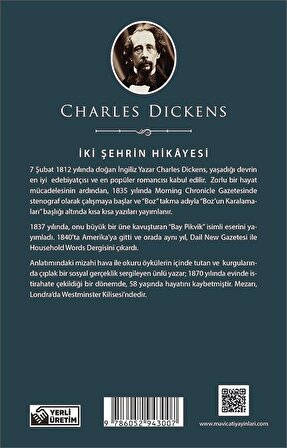 İki Şehrin Hikayesi - Charles Dickens - Maviçatı (Dünya Klasikleri)