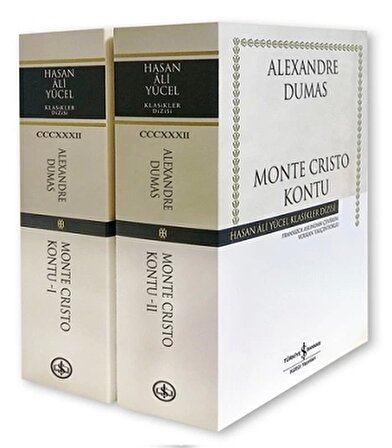 Monte Cristo Kontu - 2 Kitap Takım - Alexandre Dumas - İş Bankası Kültür Yayınları