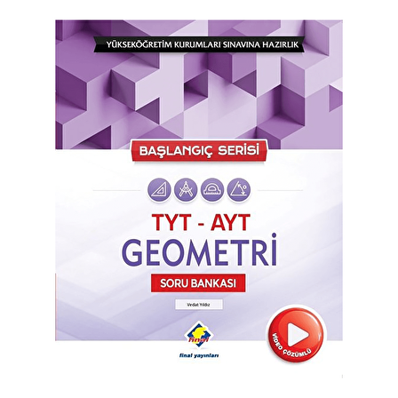 Final TYT AYT Geometri Soru Bankası Video Çözümlü