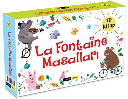 La Fontaine Masalları 10 Kitap Set Gendaş Çocuk