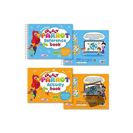 Lovely Parrot Reference   Activity Book (2 Kitap   Puzzle Hediyeli) / Pembe Patikler /