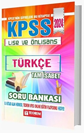 KPSS Lise Ön Lisans Tam İsabet Türkçe Soru Bankası