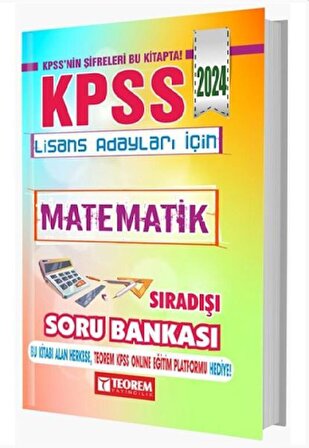KPSS Lisans Matematik Sıradışı Soru Bankası