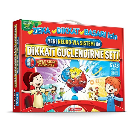 Adeda - DGS Dikkati Güçlendirme Seti  Anasınıfı – 5 Yaş (3 Kitap Takım)