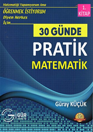 30 Günde Pratik Matematik 1.Kitap Gür Yayınları