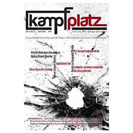 Kampfplatz Sayı: 1 / Phoenix Yayınevi / Kolektif