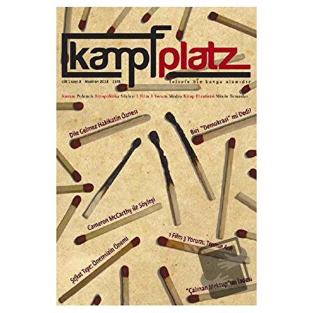 Kampfplatz Sayı: 3 / Phoenix Yayınevi / Kolektif