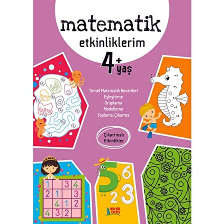 Matematik Etkinliklerim (4+ Yaş) - Kolektif - Minik Ada Yayınları