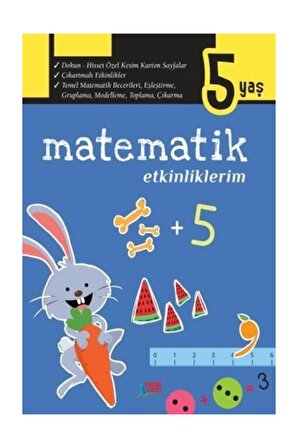 Matematik Becerilerim 5 Yaş - Kolektif - Minik Ada Yayınları