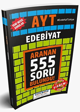 Sistematik Yayınları AYT Edebiyat Aranan 555 Soru