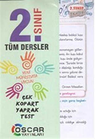 2.Sınıf Tüm Dersler Çek Kopart Yaprak Test / Kolektif