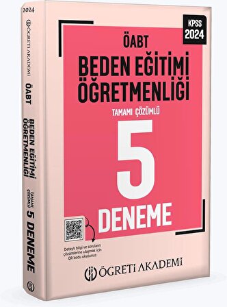 Öğreti 2024 KPSS ÖABT Beden Eğitimi 5 Deneme Öğreti Akademi