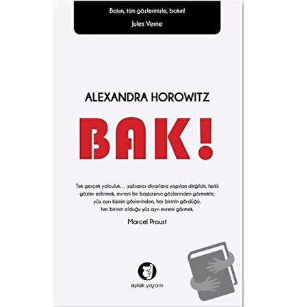 Bak! / Aylak Kitap / Alexandra Horowitz