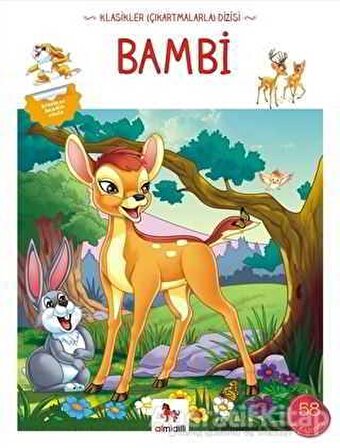 Bambi - Klasikler Çıkartmalarla Dizisi - Felix Salten - Almidilli