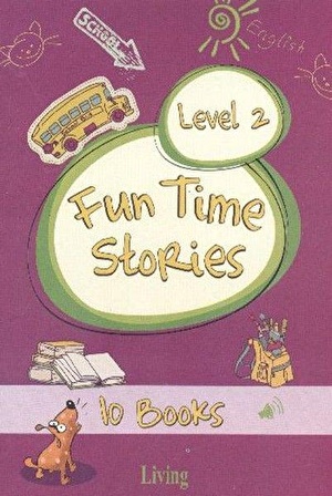 Fun Time Stories - Level 2 (10 Books+CD+Activity) - Kolektif - Living English Dictionary