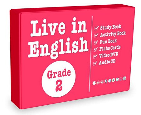 2.Sınıf İngilizce Öğrenme Seti Live in English