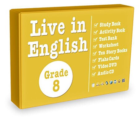 8.Sınıf İngilizce Öğrenme Seti Live in English