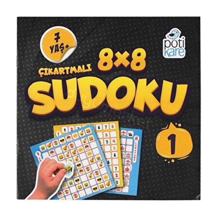 8x8 Çıkartmalı Sudoku 1