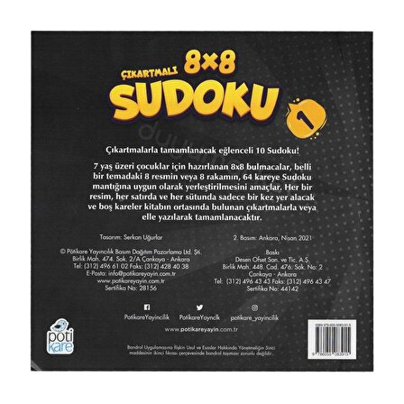 8x8 Çıkartmalı Sudoku-1