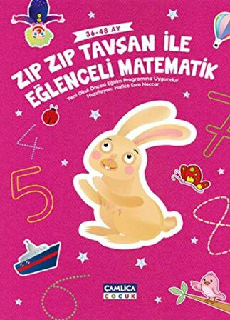 Zıpzıp Tavşan İle Eğlenceli Matematik - Hatice Esra Neccar - Çamlıca Çocuk Yayınları