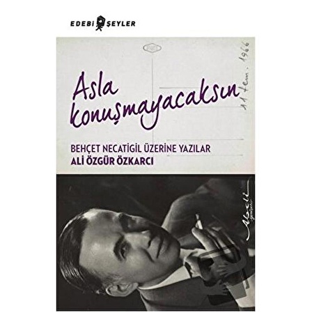 Asla Konuşmayacaksın / Edebi Şeyler / Ali Özgür Özkarcı