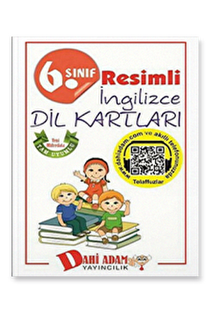 6.Sınıf Resimli İngilizce Dil Kartları Dahi Adam Yayınları