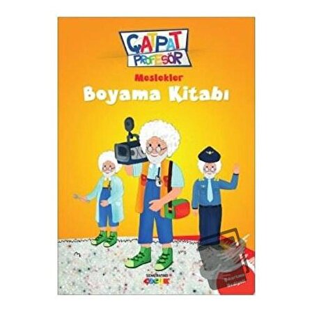 Meslekler Boyama Kitabı   Çatpat Profesör / Semerkand Çocuk Yayınları / Kolektif