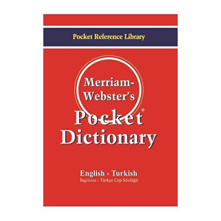 Merriam Websters Pocket Dictionary English / Turkish Cep Sözlüğü - Kolektif - Bilge Kültür Yayınları