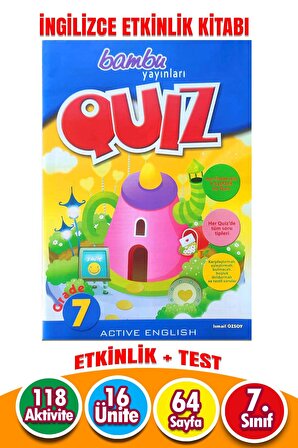 7. Sınıf İngilizce Etkinlik Testi - Quiz