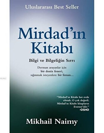 Mirdad’ın Kitabı - Mikhail Naimy - Butik Yayınları