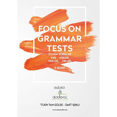 Focus On Grammar Tests | Ankara Dil Akademisi