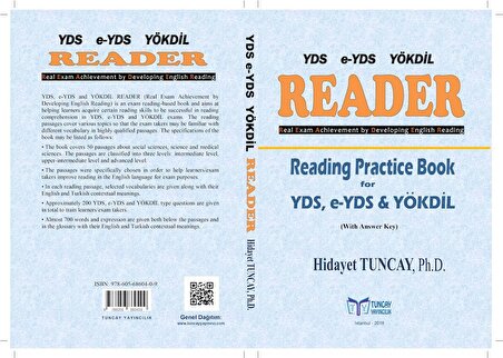 YDS e-YDS YÖKDİL READER YDS, e-YDS ve YÖKDİL Okuma Çalışmaları Kitabı