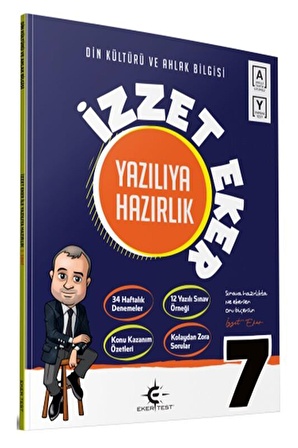 7. Sınıf Din Kültürü ve Ahlak Bilgisi İzzet Eker ile Yazılıya Hazırlık Eker Test Yayınları