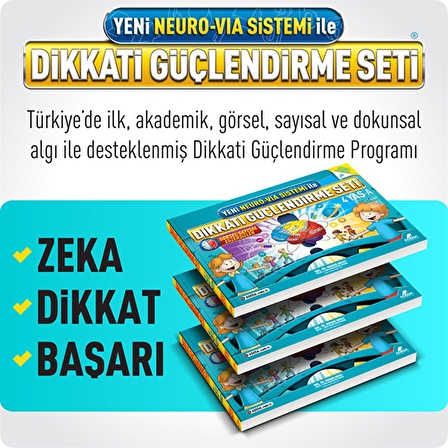 Yeni Neuro Via Sistemi İle Dikkati Güçlendirme Seti 4 Yaş