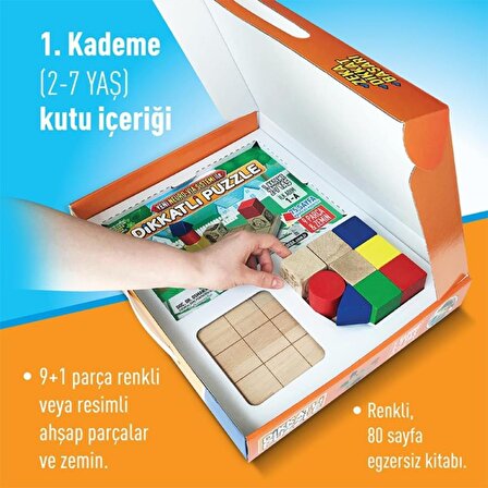 Dikkatli Puzzle İlk Adım 2 - 7 Yaş