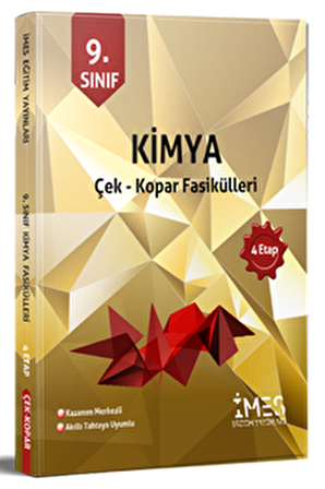 9.Sınıf Kimya Çek Kopar Fasikülleri İmes Eğitim Yayınları