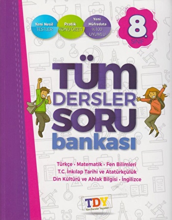 TDY 8.Sınıf Tüm Dersler Soru Bankası