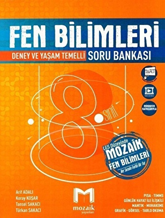 Mozaik 8. Sınıf Fen Bilimleri Soru Bankası