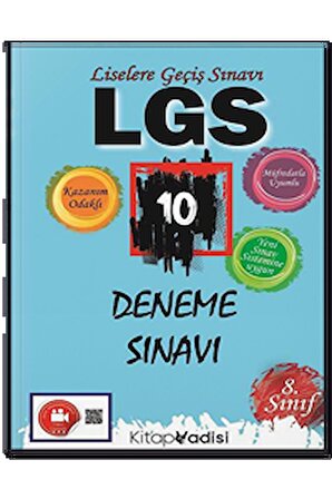 LGS 10 Deneme Sınavı Kitap Vadisi