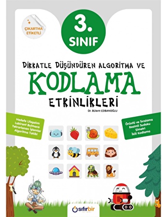 Sıfırbir Yayınları 3.Sınıf Kodlama Ve Algoritma Etkinlikleri