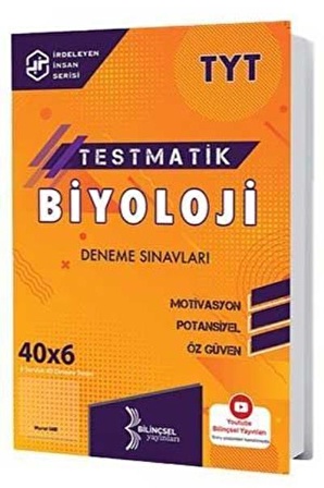 Bilinçsel 2021 TYT Testmatik Biyoloji Deneme Sınavları 40X6