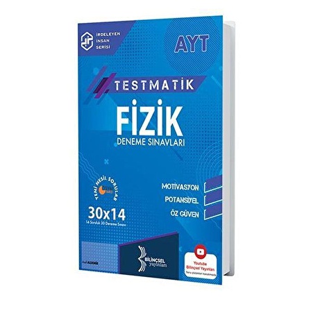 Bilinçsel 2021 AYT Testmatik Fizik Deneme Sınavları