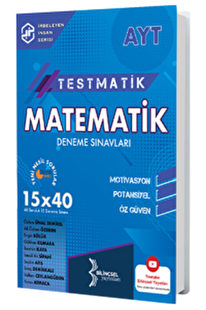 AYT Testmatik Matematik Deneme Sınavları Bilinçsel Yayınları