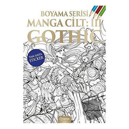 Manga Boyama Cilt III: Gothic / Teras Kitap / Kolektif