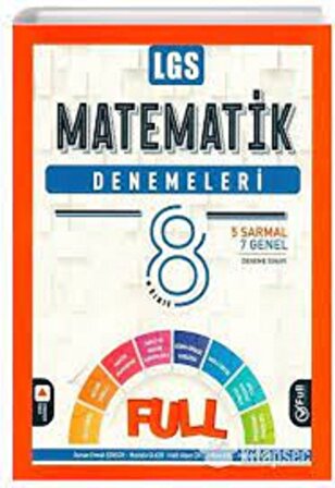 8.Sınıf LGS Matematik Denemeleri Full Matematik Yayınları