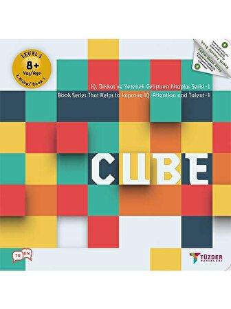 CUBE 8+ Yaş / IQ, Dikkat ve Yetenek Geliştiren Kitaplar Serisi