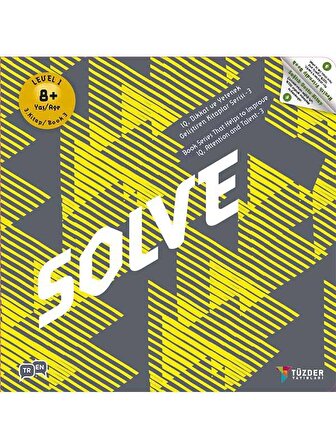 SOLVE 8+ Yaş / IQ, Dikkat ve Yetenek Geliştiren Kitaplar Serisi